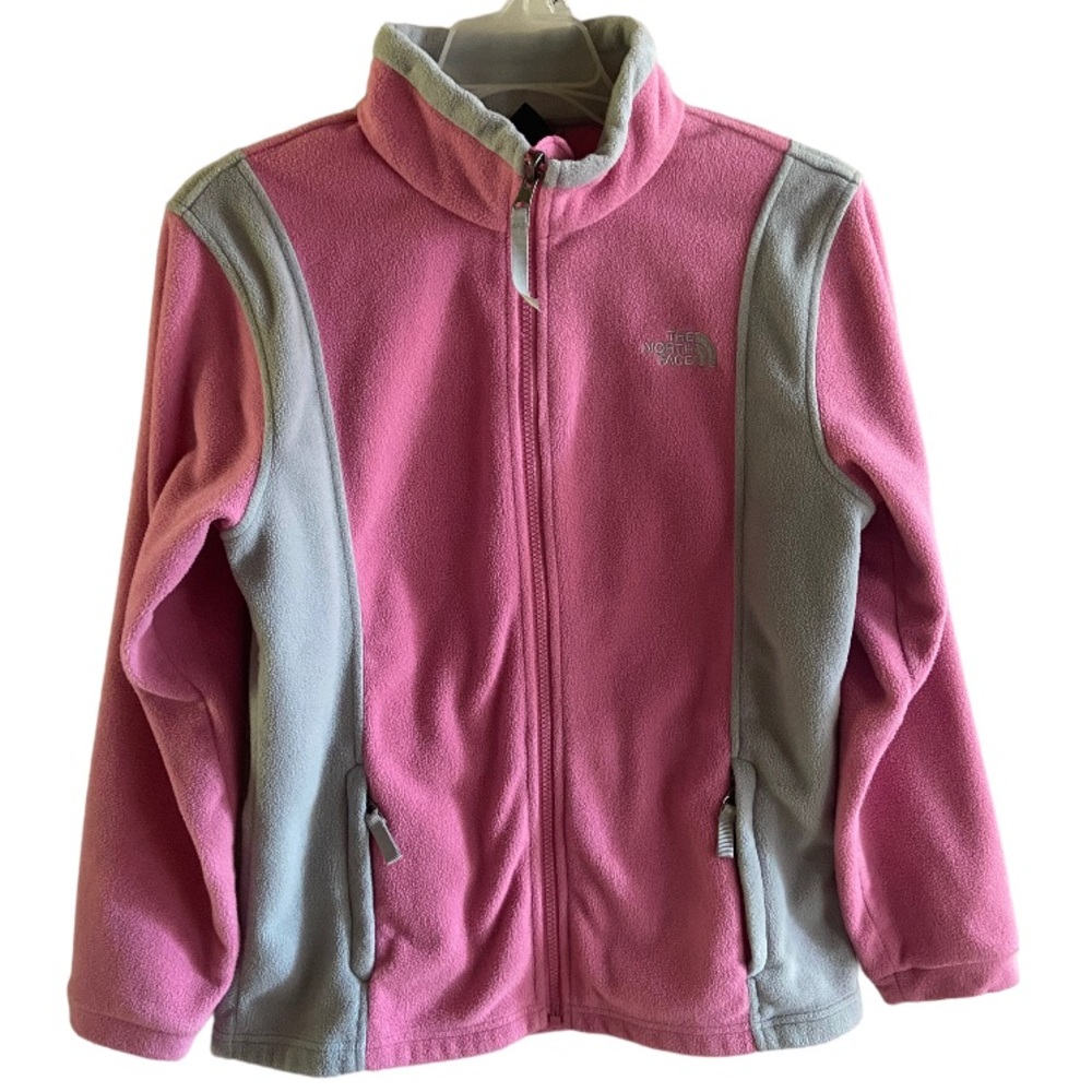 The North Face size large in girls (pink)